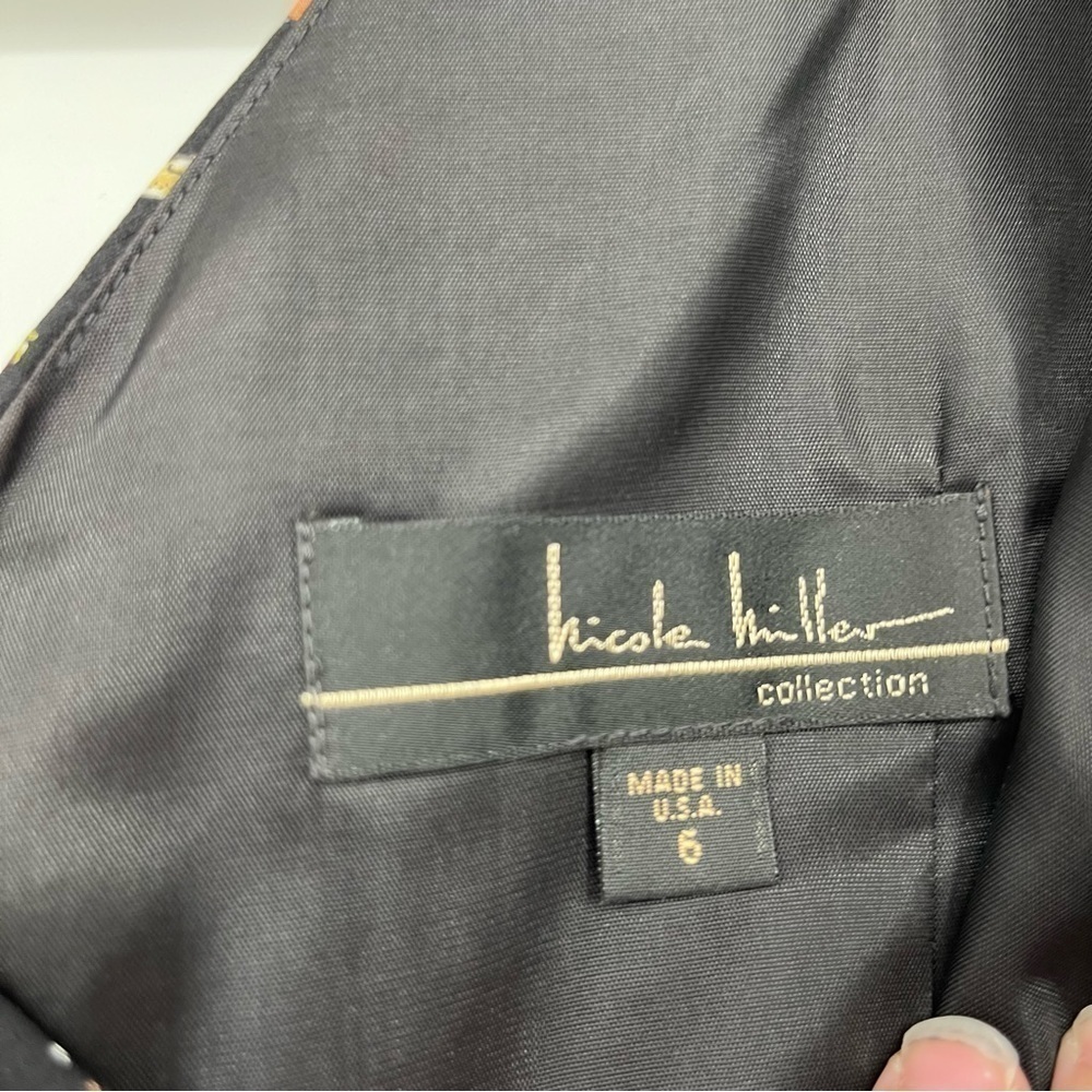 Vintage Nicole Miller Collection 100% Silk Novelty Strawberry Ice-cream print - Picture 5 of 7